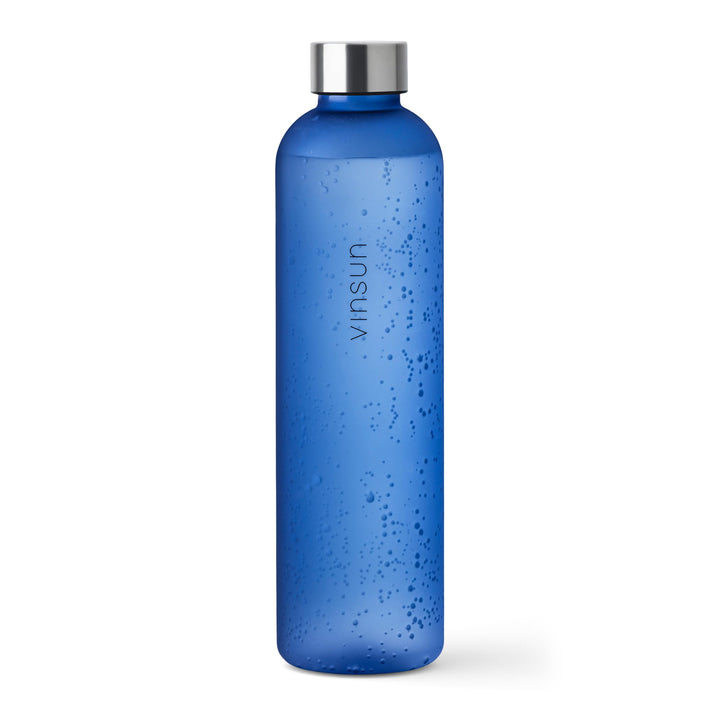 VINSUN Trinkflasche 650ml, 1000ml, 1500ml - auslaufsicher, Kohlensäure geeignet, BPA frei, Tritan -