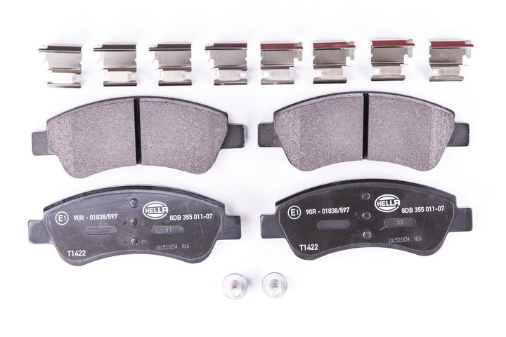 HELLA PAGID 8DB 355 011-071 Bremsbelagsatz - T1422 - Dicke/Stärke: 19mm - Bremssystem: Bosch - nicht