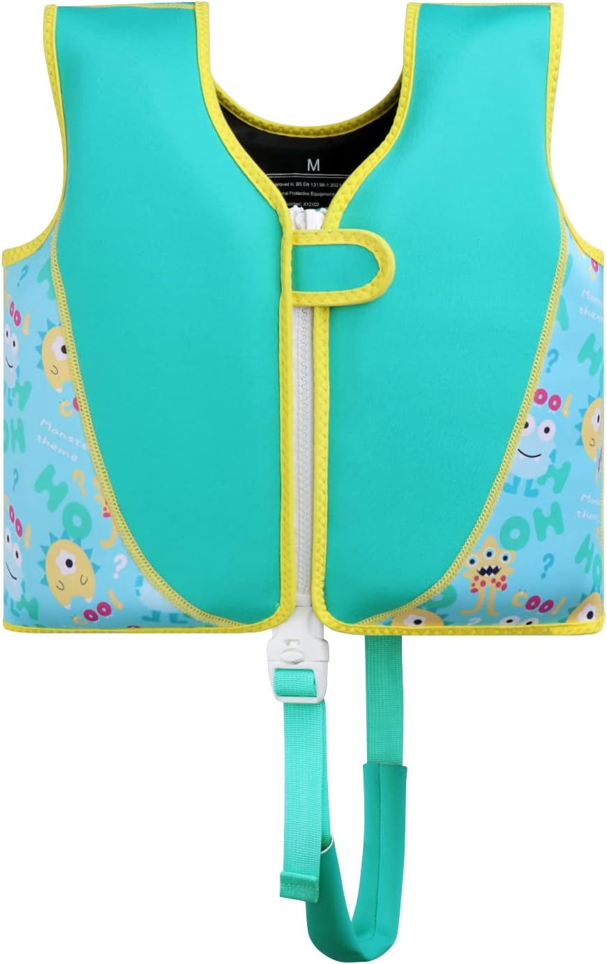 Kinder Schwimmjacke, Kleinkind Neopren Schwimmen Weste Schwimmtraining Hilfe Schwimmende Badeanzug m