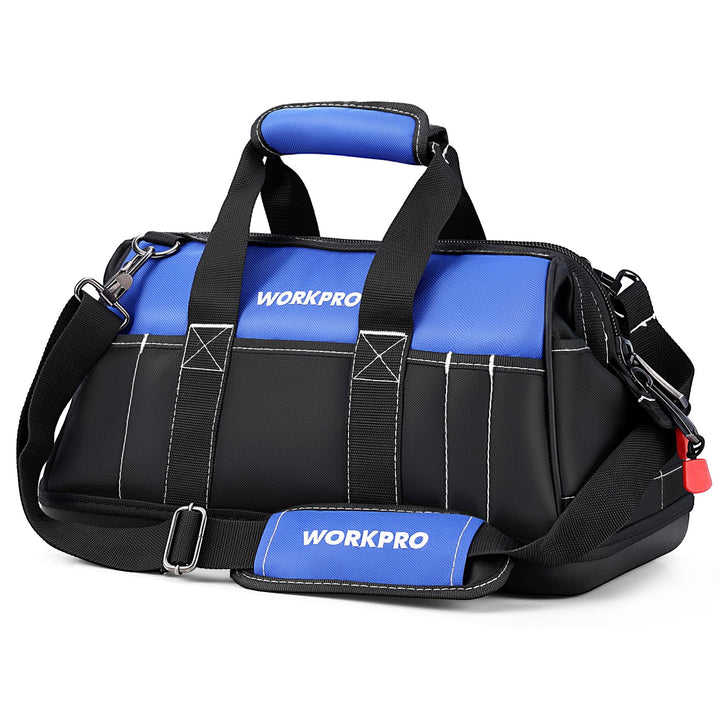 WORKPRO Werkzeugtasche Elektriker Wasserdichte Werkzeugtasche Profi, weite Öffnung & grosse Kapazitä