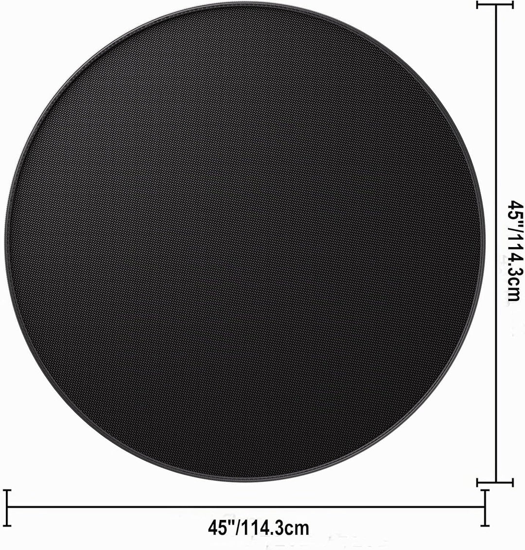 Feuerfeste Matte Feuerstelle Unterlage 2315°C Feuerschutzmatte Hitzeschutzmatte 114cm BBQ Grills Mat
