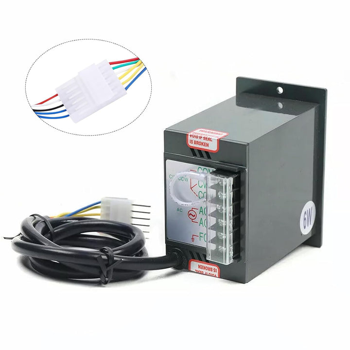 Getriebemotor Elektromotor, Wechselstrom 6W 220V Gear Motor 0-135 RPM (10K), 8 Nm, Stufenlos Einstel