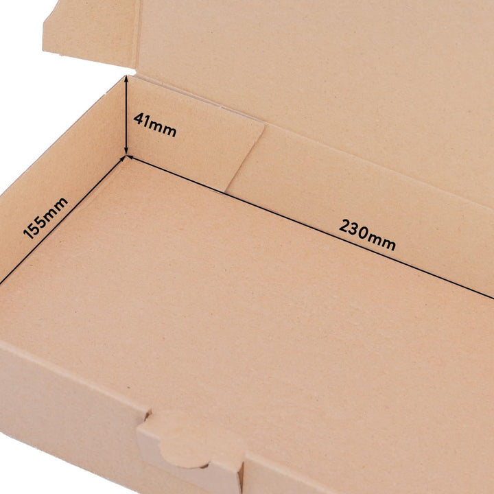 500 Maxibriefkartons Versandkartons Faltschachtel Faltkarton Maxibrief 240 x 160 x 45 mm, Braun, MB-