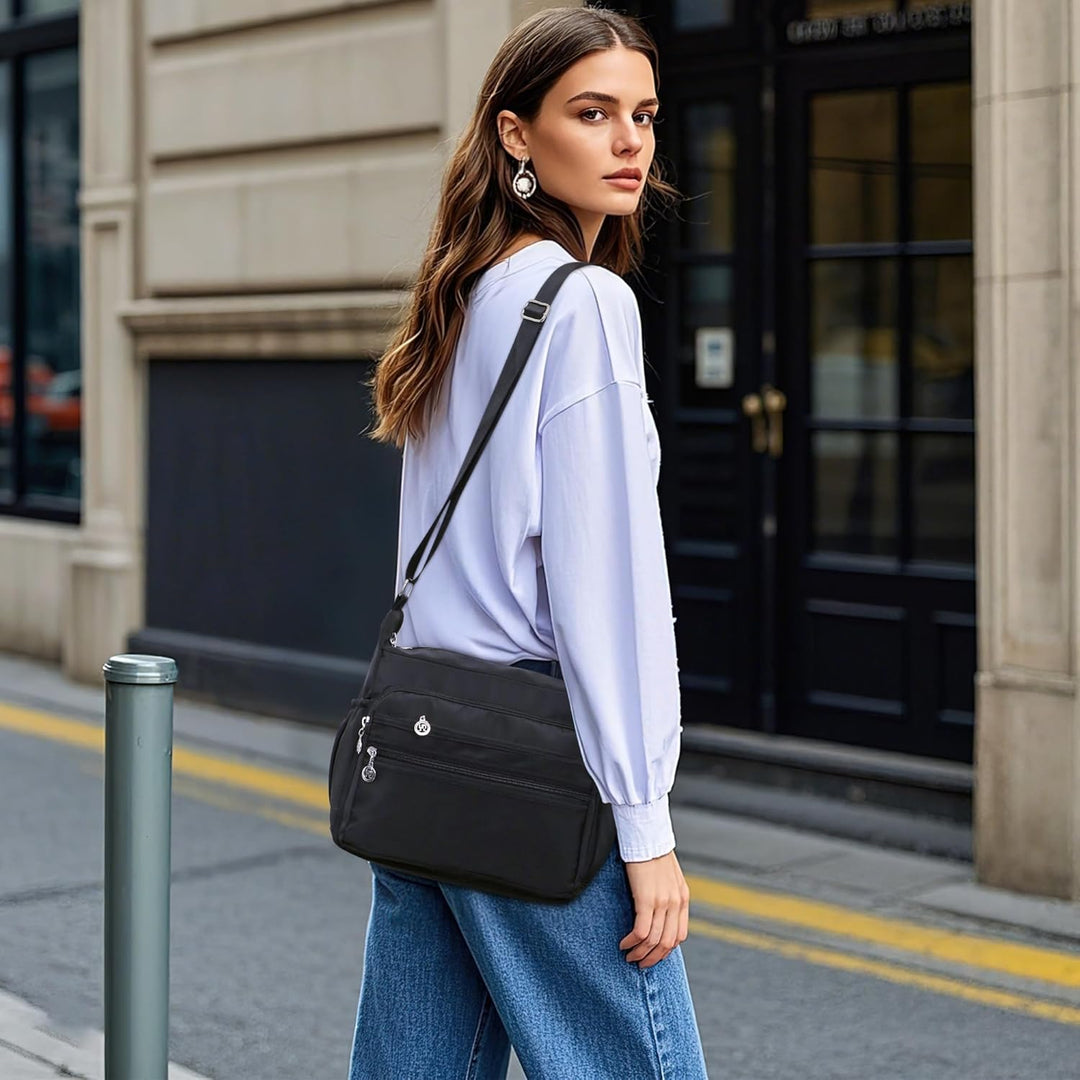 DIRRONA Damen Umhängetasche Casual Gross Kapazität Schultertasche Wasserdicht Damen Reise Arbeit Läs