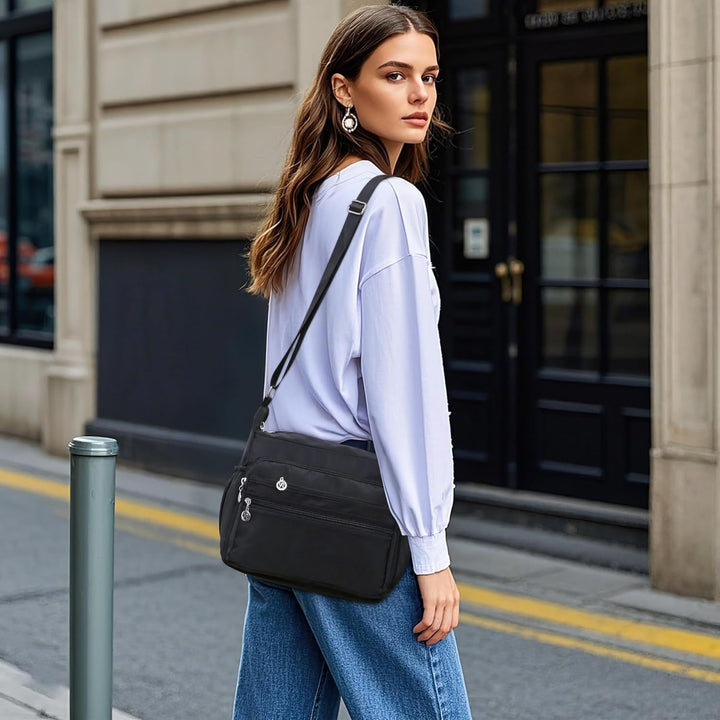 DIRRONA Damen Umhängetasche Casual Gross Kapazität Schultertasche Wasserdicht Damen Reise Arbeit Läs
