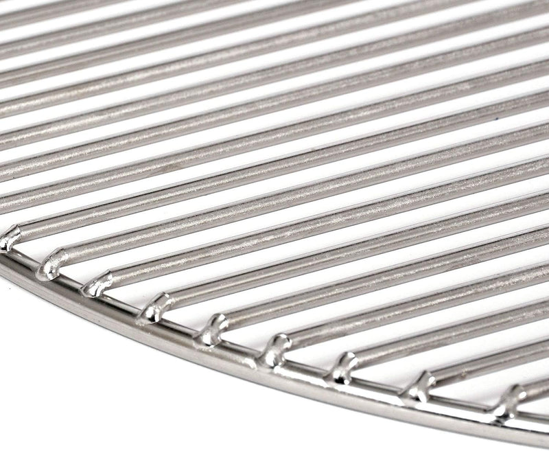 Grillrost Ø 54,5 cm aus Edelstahl rostfrei und elektropoliert 4mm für Grill rund, Kugelgrill, Feuers