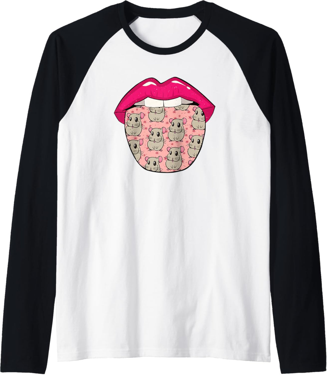 Chinchillin Zunge Nagetier Haustier Nager - Chinchilla Raglan