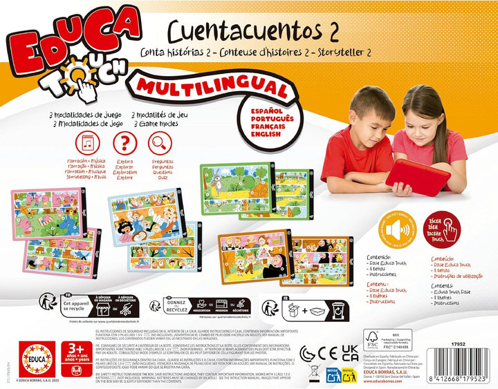 Educa - EducaTouch Junior, Es war einmal 2 Geschichtenerzählen, mit Musik und Liedern, Lernspiel für