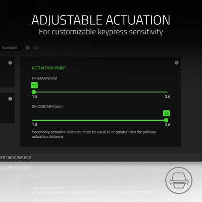 Razer Tartarus Pro Mercury - Gaming Keypad (Gamepad mit analog-optischen Tasten, 32 programmierbare