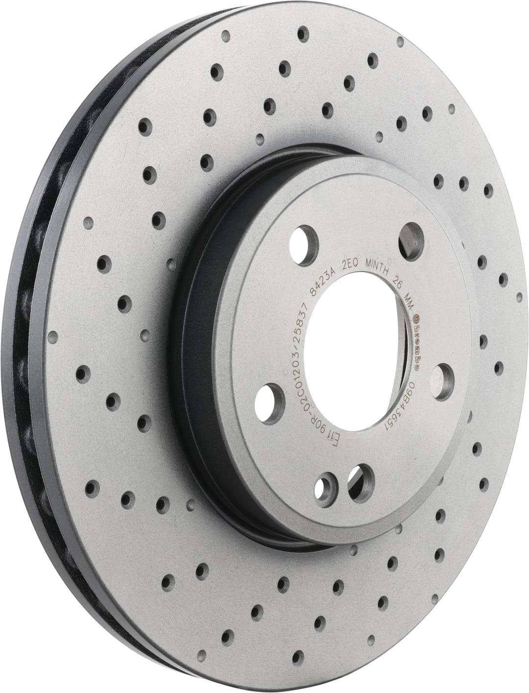 Brembo 09.B436.51 Vordere Bremsscheibe mit UV Lackierung, Anzahl 2