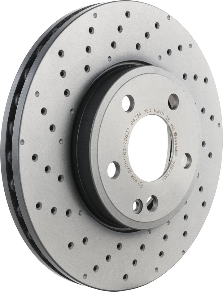 Brembo 09.B436.51 Vordere Bremsscheibe mit UV Lackierung, Anzahl 2