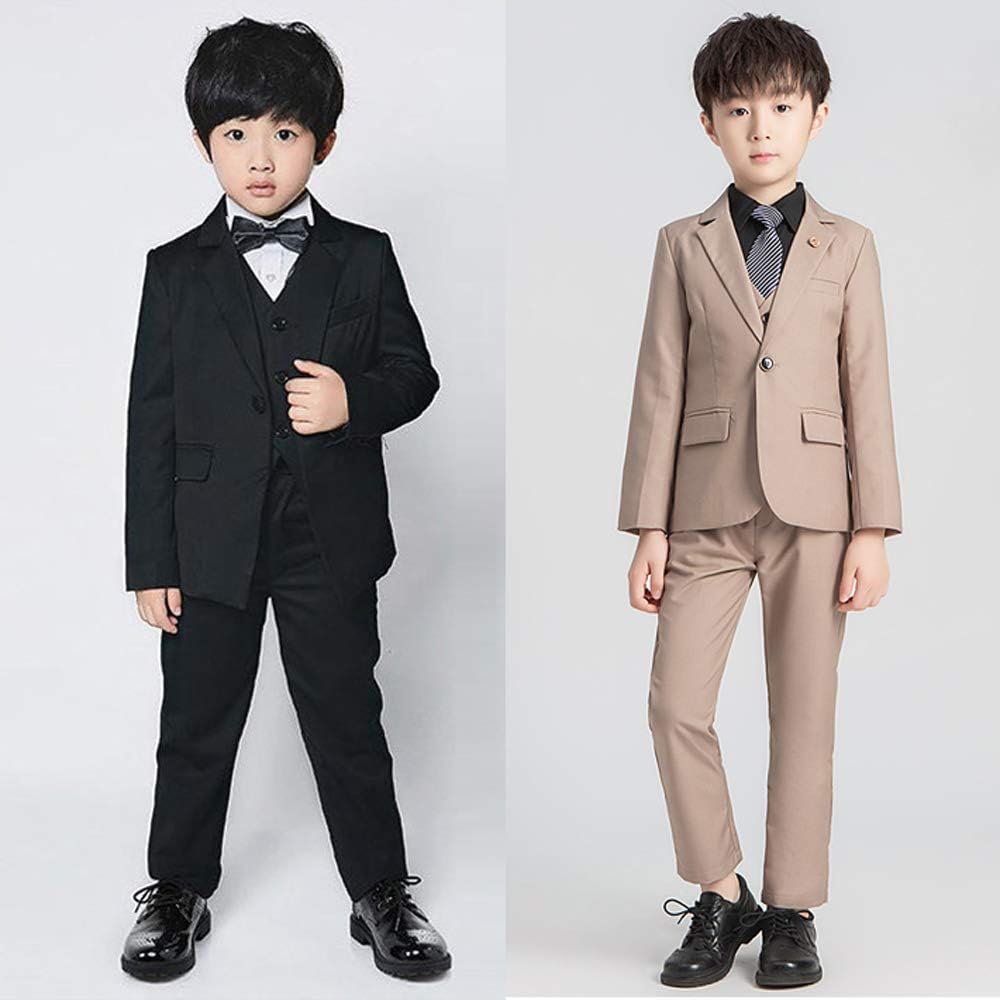 PPXID Jungen Schnürhalbschuhe wasserdichte Lackschuhe Schule Oxfords Uniform Hochzeit Anzugschuhe 22