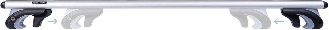 Kompletter Aluminium-Dachträger Relingträger Easy Line Basic Plus 135 cm für BMW X3 E83 SUV 2003-201