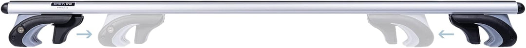 Kompletter Aluminium-Dachträger Relingträger Easy Line Basic Plus 135 cm für BMW X3 E83 SUV 2003-201
