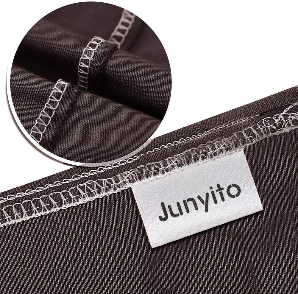 Junyito Stuhlhussen 4er 6er Elastische Set Stuhlhussen Universal Stretchhusse Stuhlbezug Stretch für