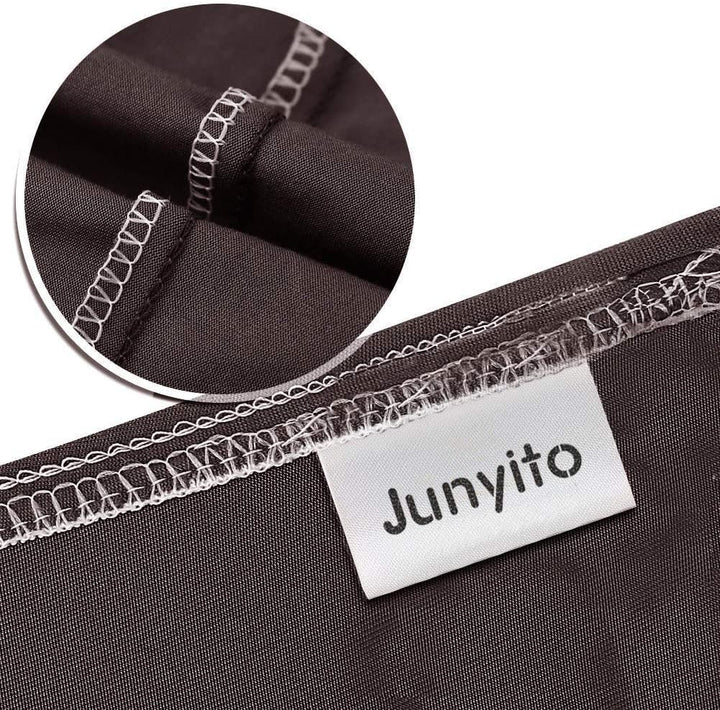 Junyito Stuhlhussen 4er 6er Elastische Set Stuhlhussen Universal Stretchhusse Stuhlbezug Stretch für