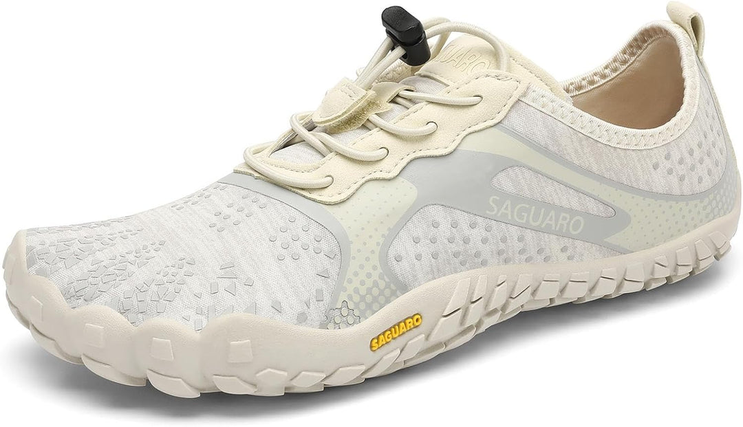 SAGUARO Herren Damen Barfussschuhe - Atmungsaktiv rutschfest Barfussschuhe - mit Breite Zehenbox und