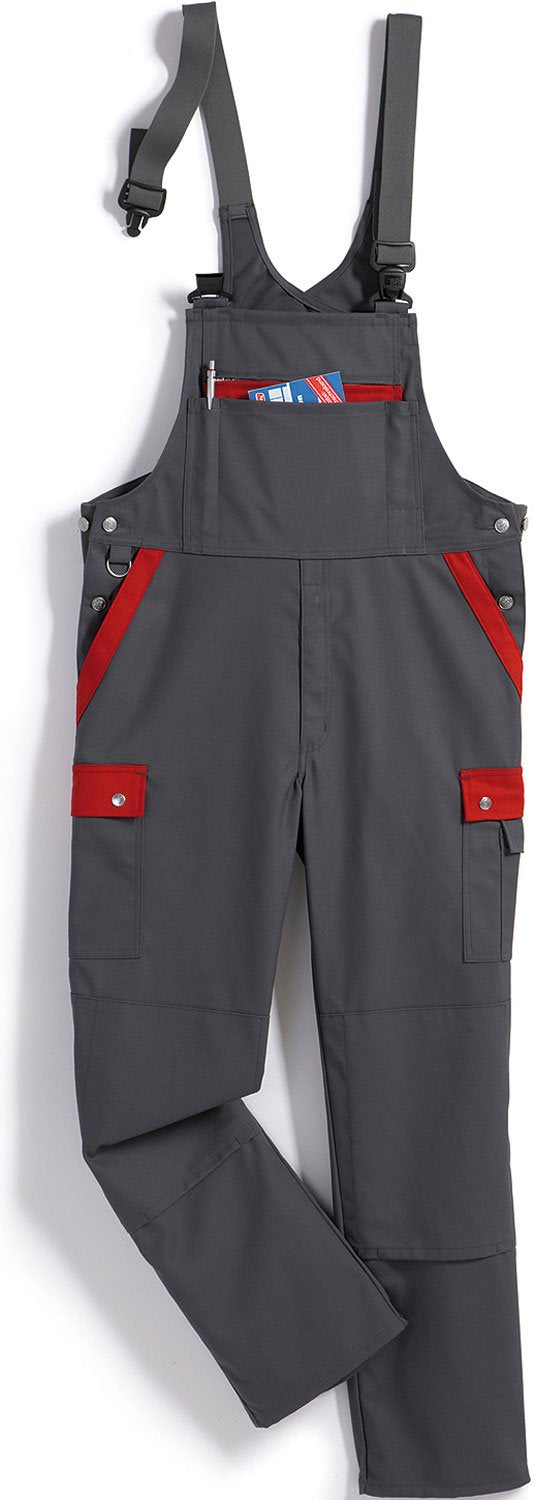 BP Profil 1844-720-53 Latzhose - Stretch Hosenträger - Verstellbarer Bund - Taschen für Knieschoner