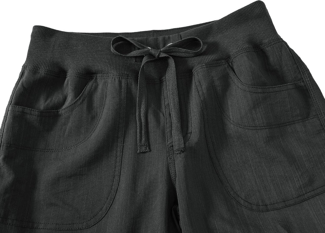 JINSHI Hosen Damen Sommer Cargohose 3/4 Hose Caprihose Freizeithose Wanderhosen Outdoorhose mit Mehr