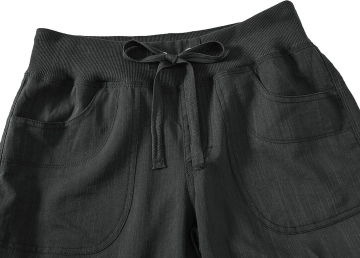 JINSHI Hosen Damen Sommer Cargohose 3/4 Hose Caprihose Freizeithose Wanderhosen Outdoorhose mit Mehr