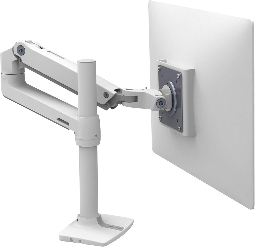 ERGOTRON 45-537-216 LX LCD Arm für Tischmontage weiss 1 Monitor LX Arm hohe Säule Weiss, 1 Monitor L