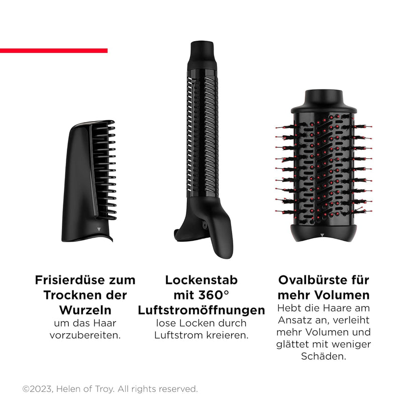 Revlon One-Step Haartrockner & Multi-Styler - 3-in-1-Tool - (Abnehmbarer Kopf, Lockenstab, Haartrock