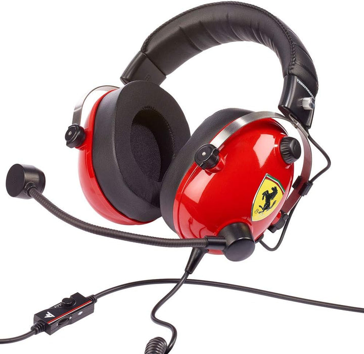 Thrustmaster T.Racing Scuderia Ferrari Edition-DTS - Gaming Headset für PS5 / PS4 / Xbox Series X|S