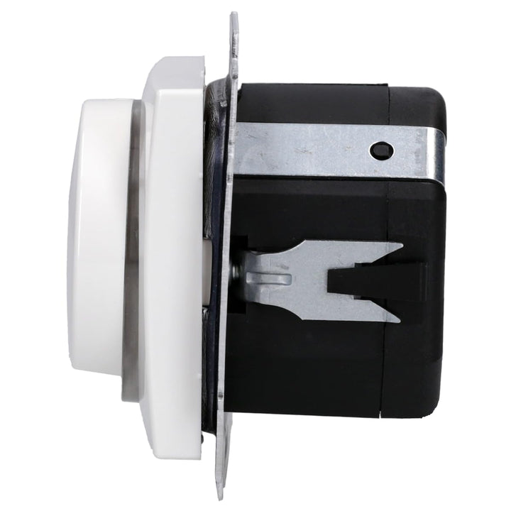 BUSCH-JÄGER, LED-Drehdimmer (LED Dimmer) 6523 U-102 mit Dimmerscheibe Zentralscheibe 2115-914 in Bal