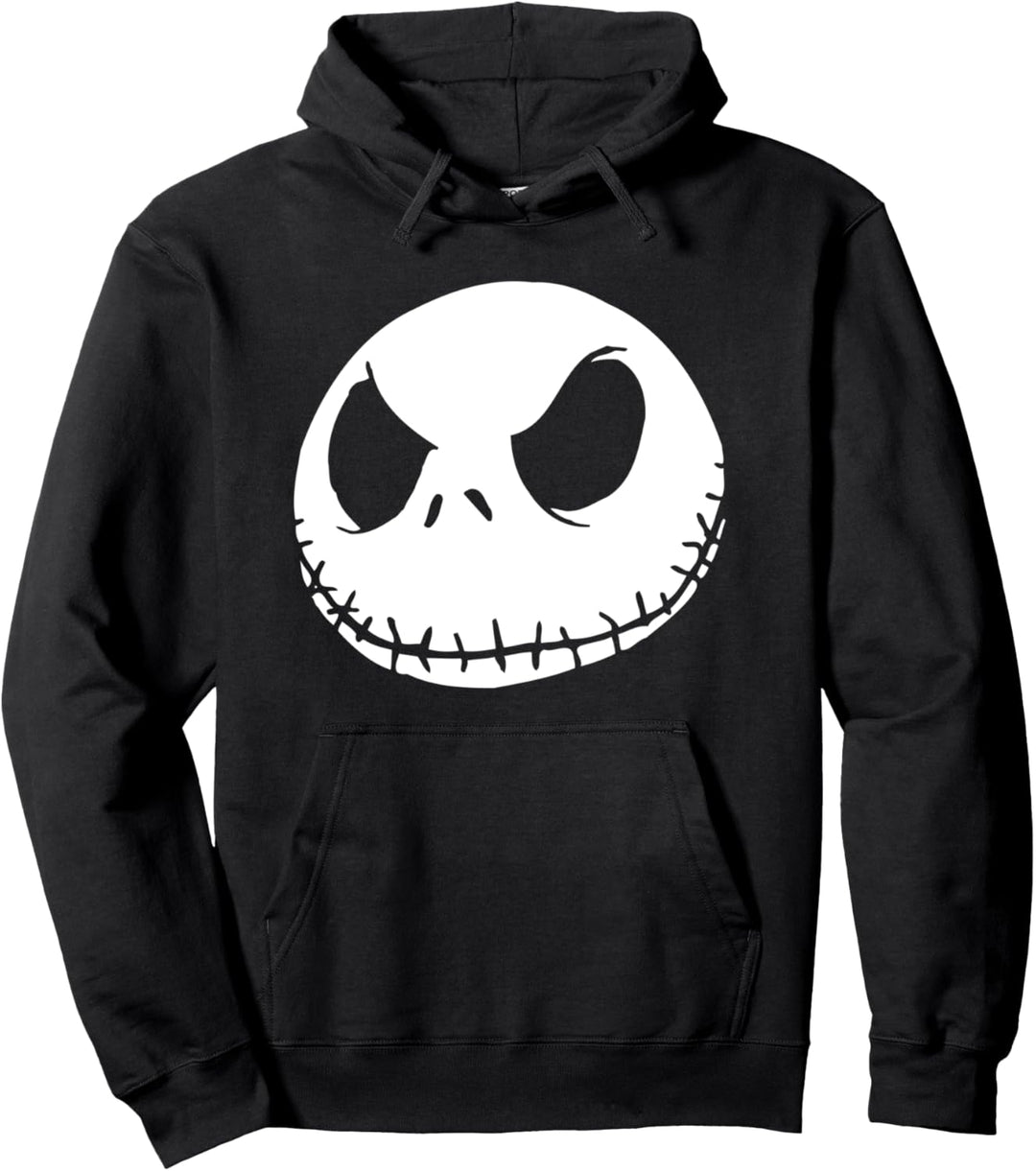 The Nightmare Before Christmas Jack Face Black Pullover Hoodie