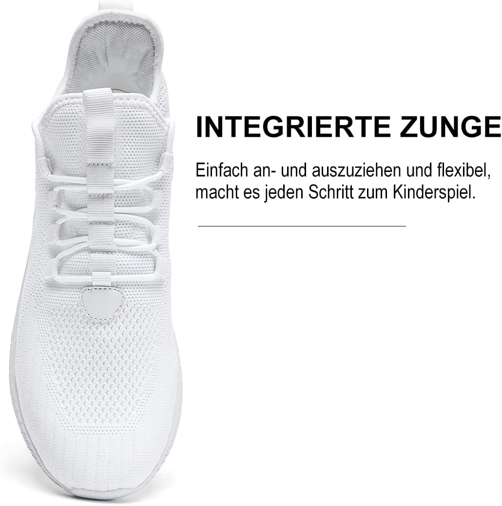 FUJEAK Herren Walkingschuhe Turnschuhe Fitnessstudio Sportschuhe Sneaker Running Tennis Schuhe Freiz