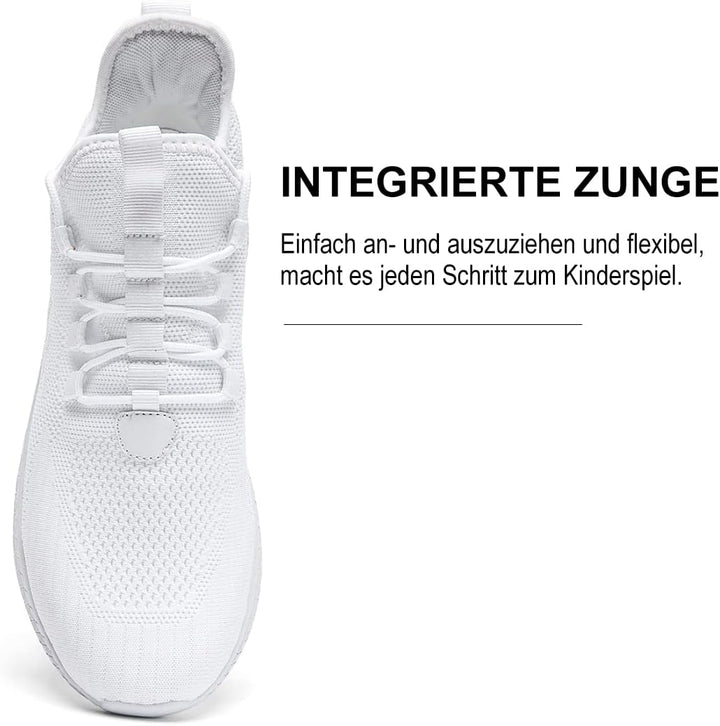 FUJEAK Herren Walkingschuhe Turnschuhe Fitnessstudio Sportschuhe Sneaker Running Tennis Schuhe Freiz