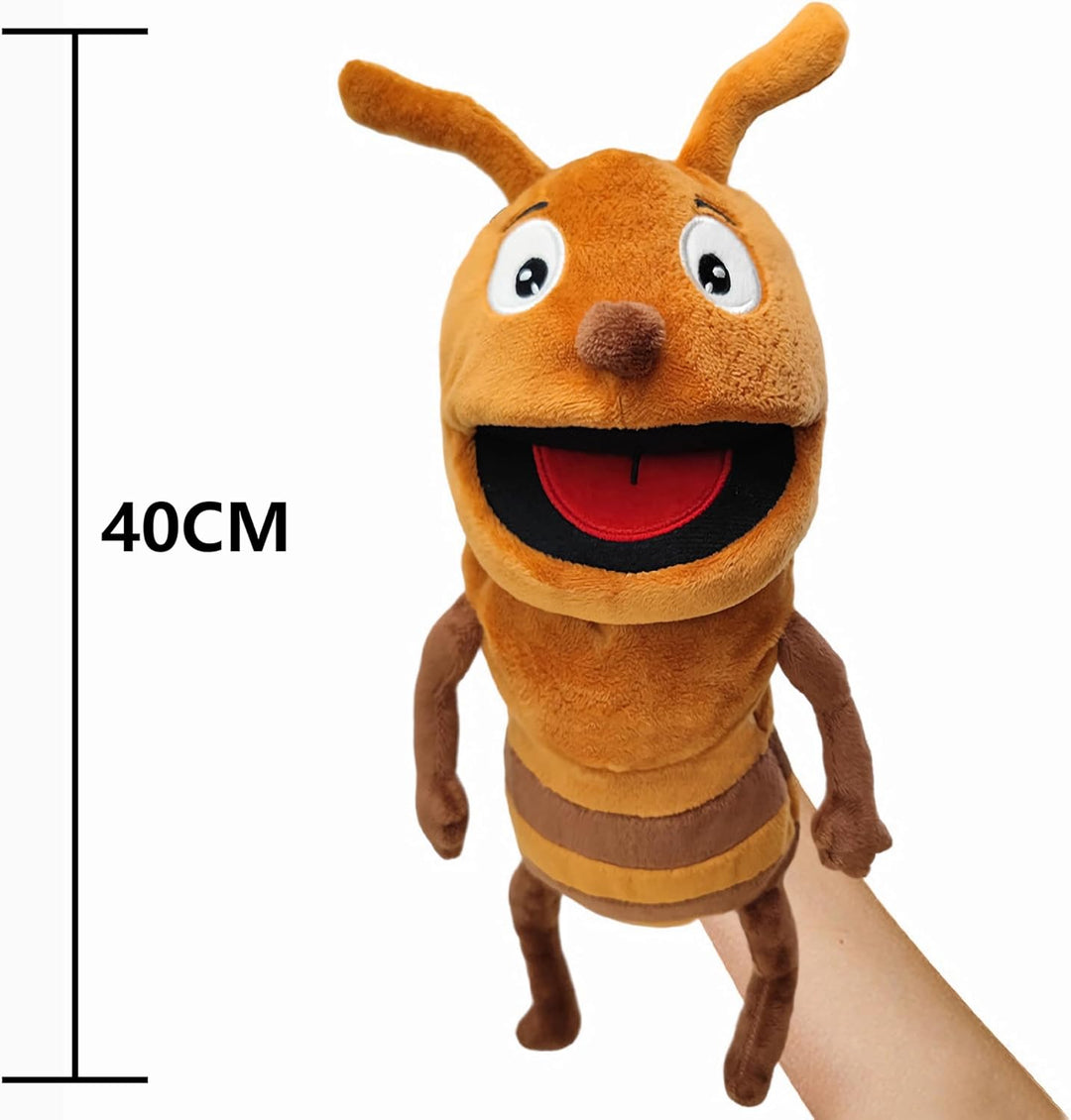 Insekten-Handpuppen für Kinder, Kleinkinder, inklusive Bienen, Schmetterlingen, Libellen usw. mit be