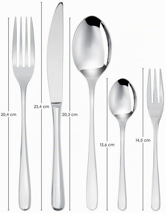 Sambonet Taste Besteck, Stainless Steel, Grau, Set 12 personen-60 teilig Set 12 personen - 60 teilig