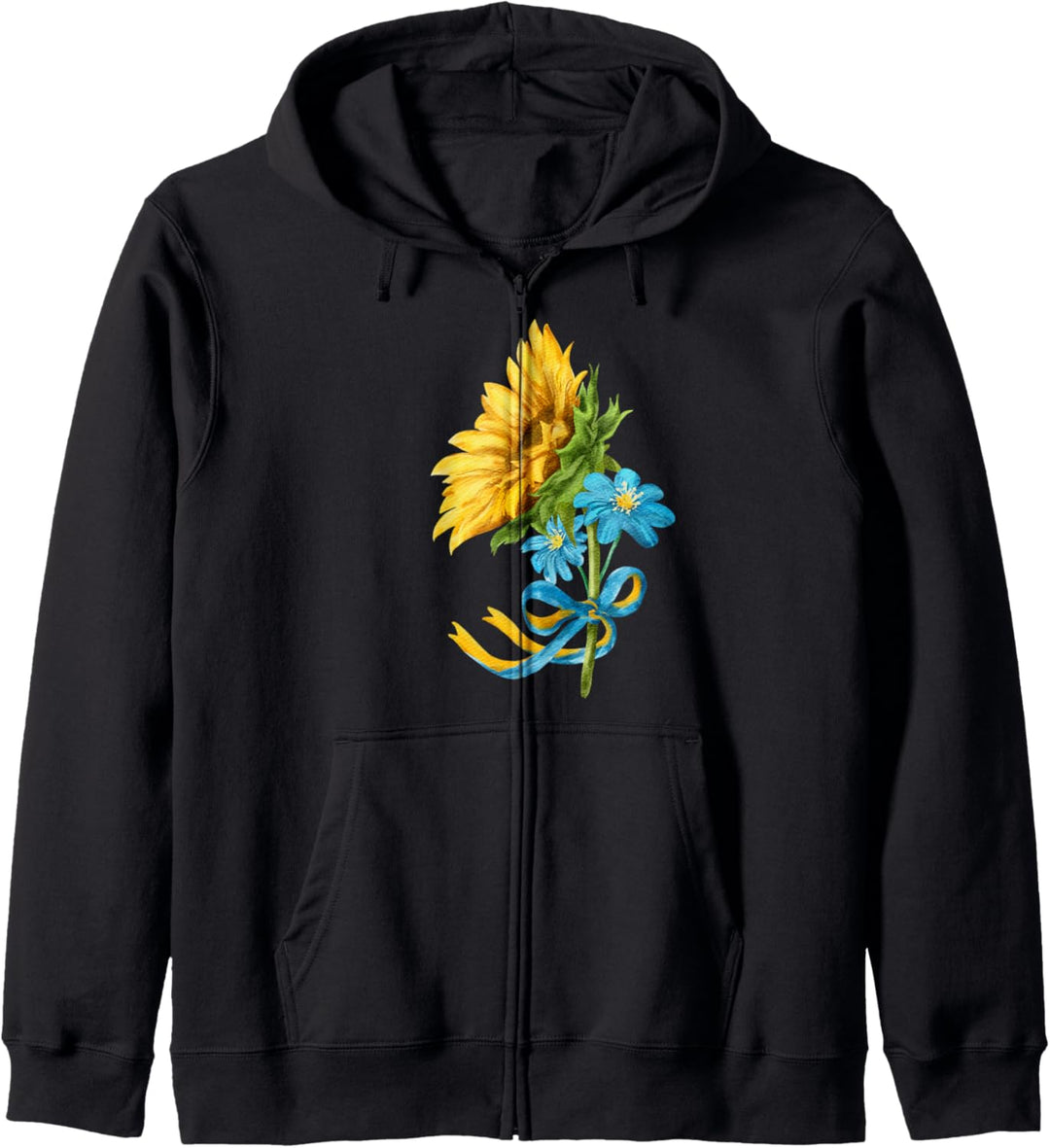 Ukraine Sonnenblume Kapuzenjacke