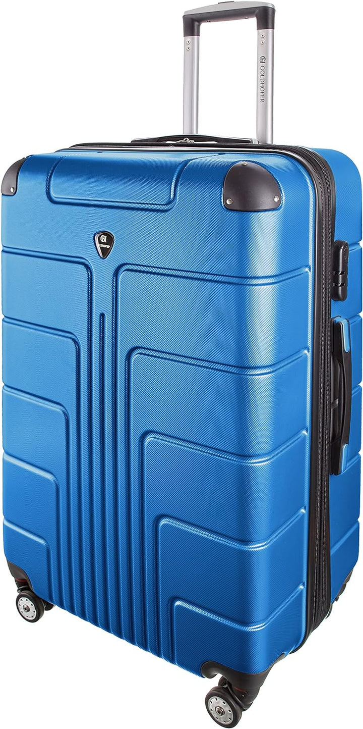 Goldhofer® Reisekoffer Set in 3 Grössen und 6 Farben (Blau)