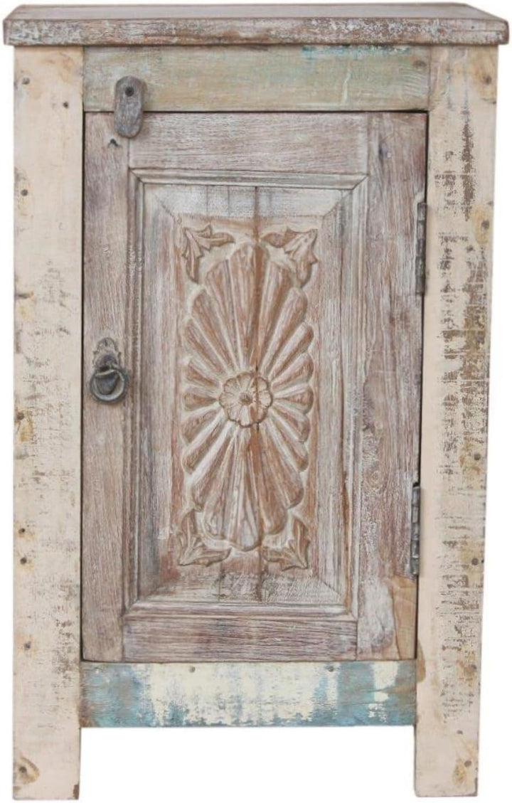 GURU SHOP Vintage Beistellschrank, Kommode, Nachttischschrank, Flurschrank - Modell 81, 68x43x30 cm