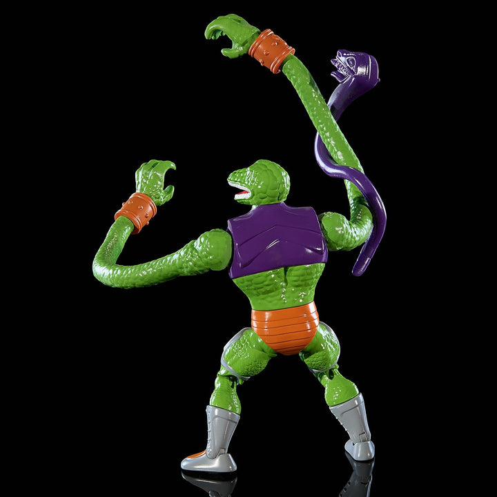 MASTERS OF THE UNIVERSE Snake Men Sssqueeze - Schlangenmensch Bösewicht mit beweglichen 18 cm grosse