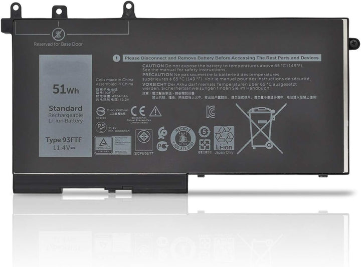 93FTF D4CMT GJKNX 3DDDG DJWGP DV9NT FPT1C GD1JP 83XPC 00JWGP 0DJWGP Laptop Batterie Ersatz für Dell
