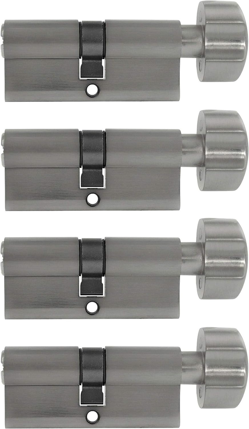 4x Knaufzylinder 80 mm 40/40 KD gleichschliessend (mit Not- und Gefahrenfunktion) inkl. 20 Schlüssel