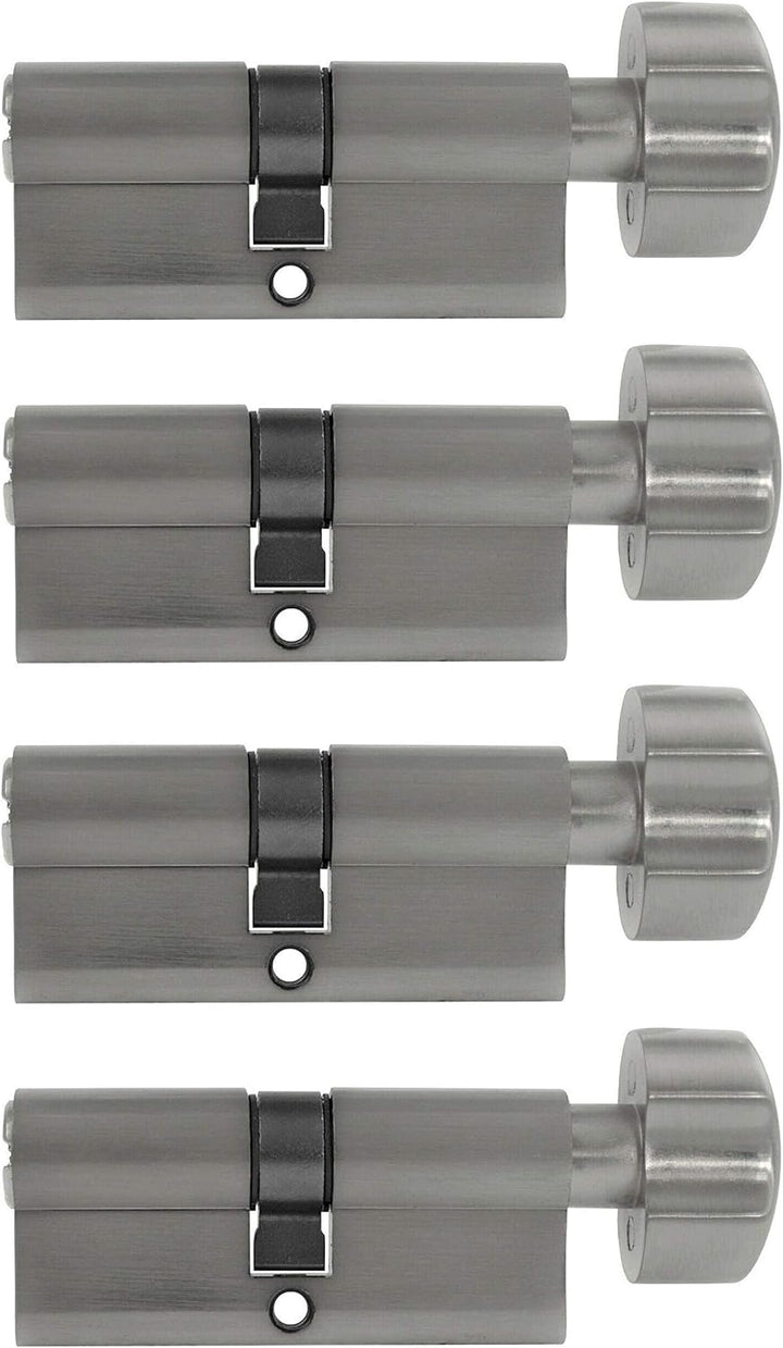 4x Knaufzylinder 80 mm 40/40 KD gleichschliessend (mit Not- und Gefahrenfunktion) inkl. 20 Schlüssel