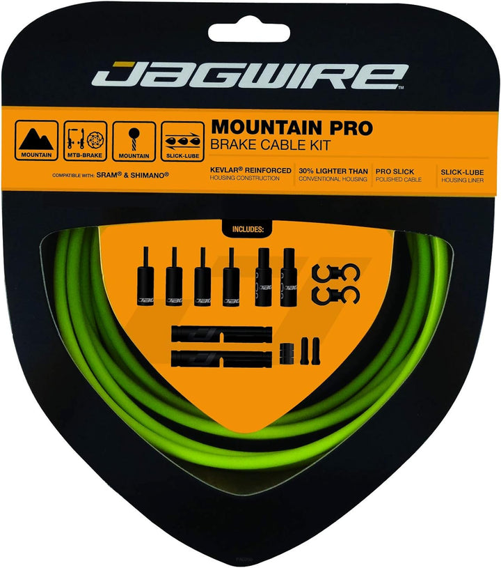 Jagwire PCK402 Kabelset und Ummantelungen, Organic Green, Organic Green