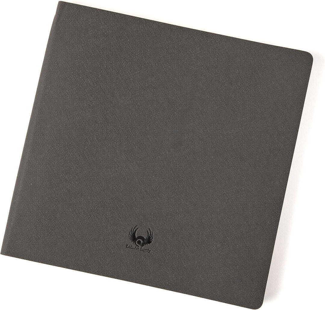 Quadratisches Skizzenbuch, 21,1 x 21,1 cm, flaches flexibles Skizzenbuch für Künstler, ideal für Tin