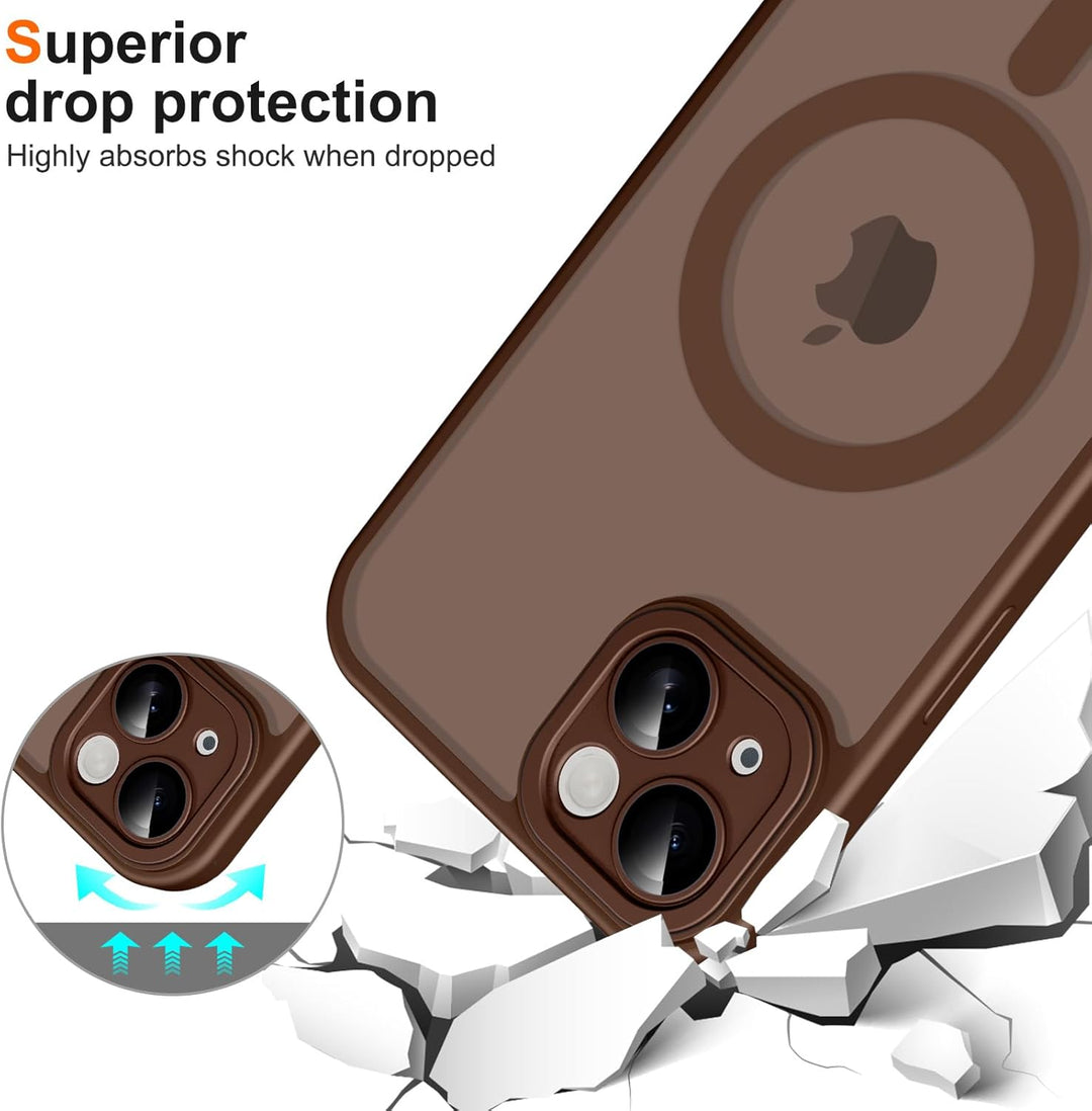 Pnakqil Magnetische Handyband mit Band für iPhone 14 Hülle -Necklace HandyHülle Durchscheinende mit