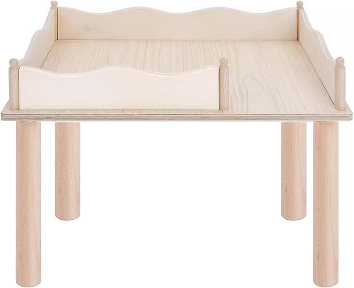 Niteangel Hamster Play Holzplattform & Mehrkammer-Serie Labyrinthzaun für Zwerg-Syrische Hamster, Re