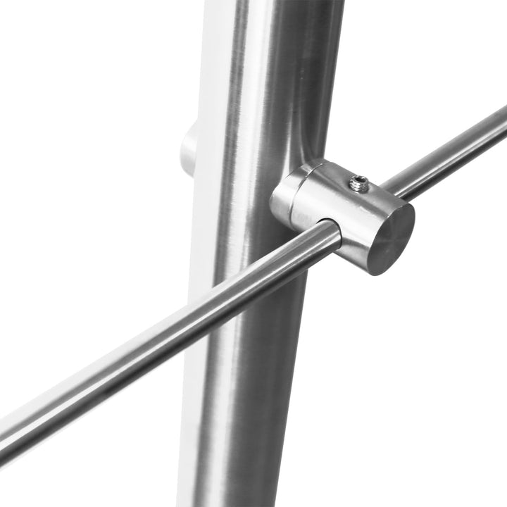 Lospitch Edelstahl Geländer Handlauf Treppengeländer Balkongeländer innen & aussen Ø 42mm für Brüstu