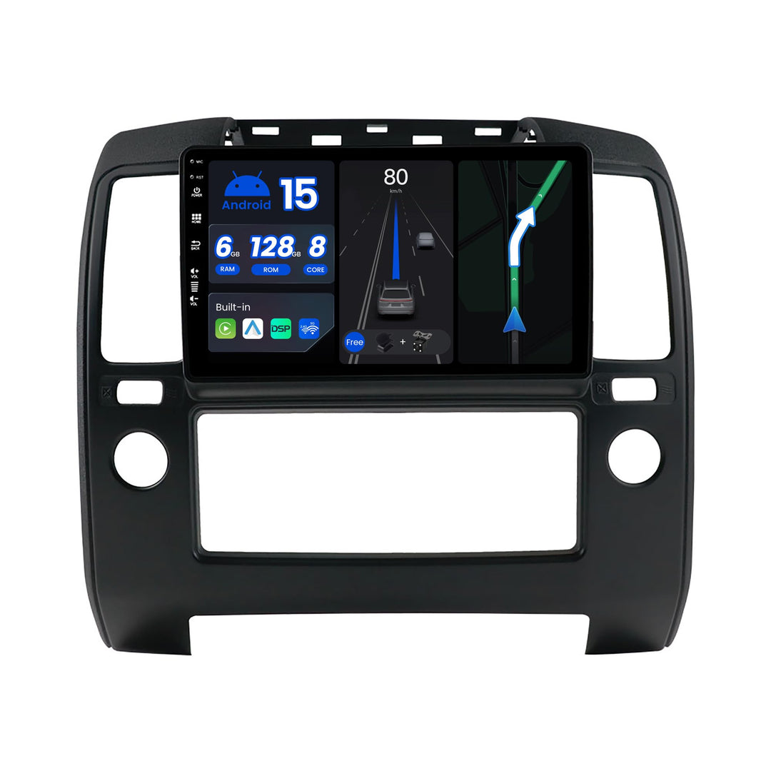 JOYX - 6G+128G - Android 13 IPS Autoradio Passt für Nissan Navara 3 D40 (2004-2010) - Kabellos CarPl