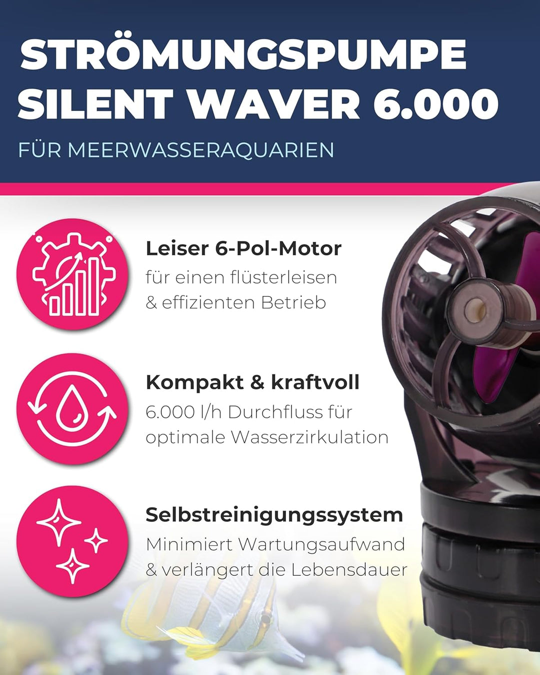 Dupla Marin 82020 Silent Waver SW 6 Schwarz