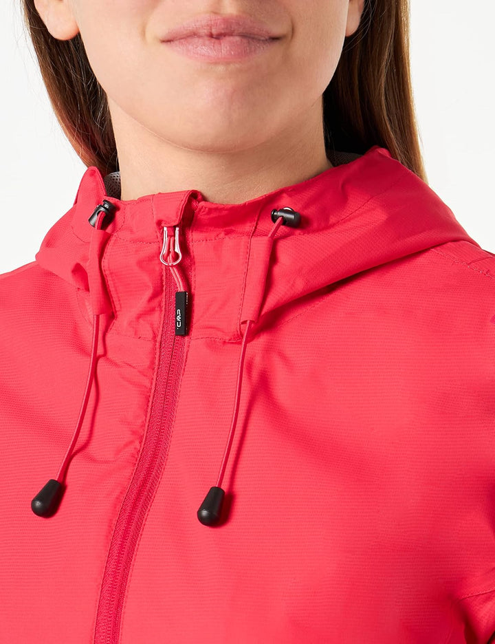 CMP Damen Regenjacke Woman Rain Jacket Fix Hood D44 Koralle, D44 Koralle