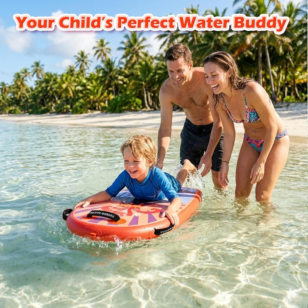 Tuxedo Sailor Aufblasbare Bodyboard Schwimmbrett Schwimmboard, Surfbrett Kinder und Erwachsene zum S