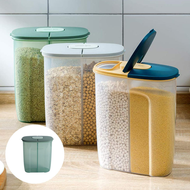DUOHERESHUI Vorratsdosen, 2,5L Cornflakes Aufbewahrungsbox, Vorratsdosen Luftdicht, Küche Müslidosen